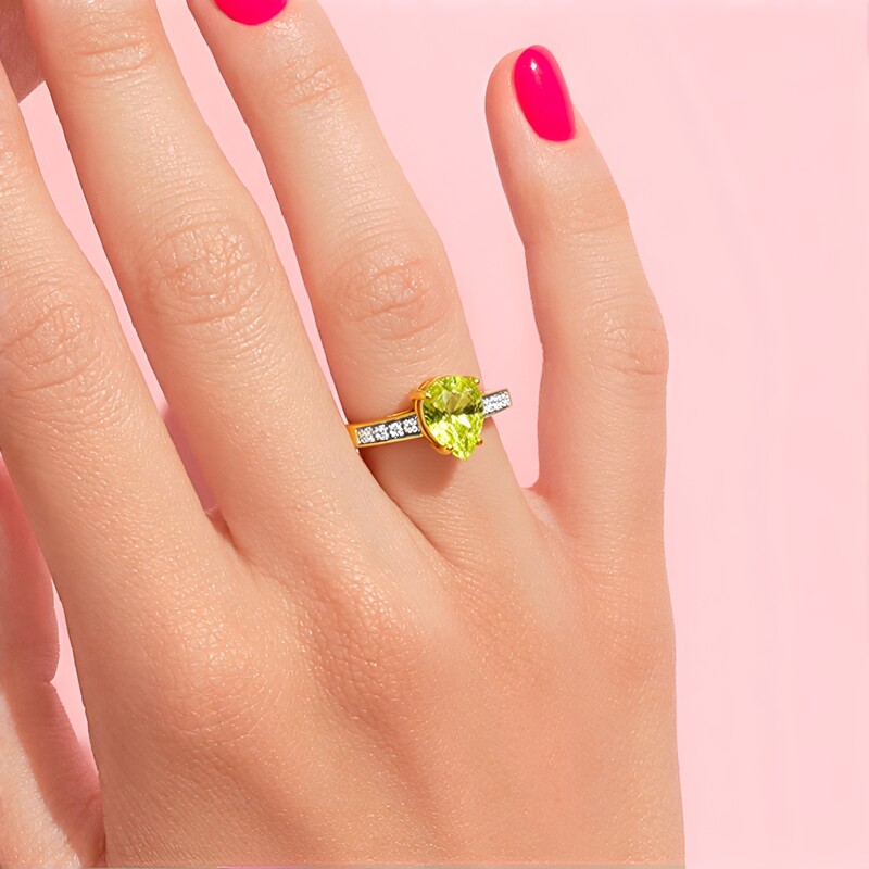 Anello in oro con Tormalina Paraiba Nigeriana