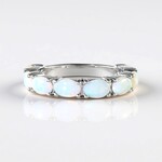 Anello in argento con Opale Australiano