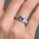 Anello in argento con Tanzanite