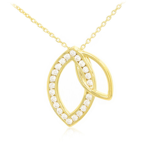 Zirkon-Silberhalskette