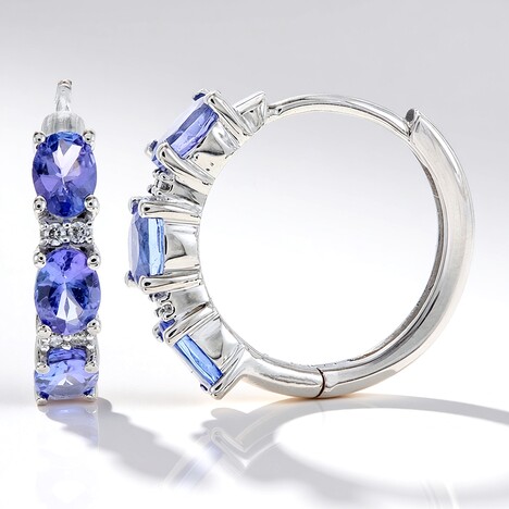 Orecchini in oro con Tanzanite AAA (CIRARI)