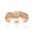 9K VS1 Argyle Rose De France Diamond Gold Ring (Annette)