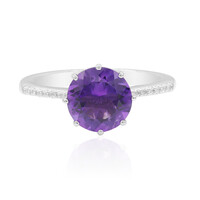 Bolivianischer Amethyst-Silberring