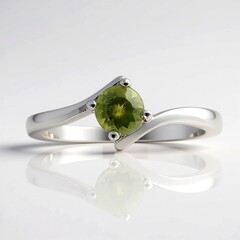 Anello in argento con Idocrasio