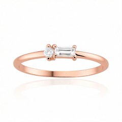 SI1 (G) Diamant-Goldring (Annette)