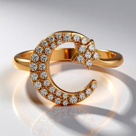 Anello in oro con Diamante Rose de France SI1 di Argyle (Annette)