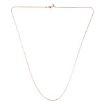 Silber-Schlangenkette - 61 cm - 5,12 g - rosévergoldet