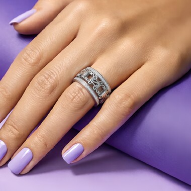 Zircon Silver Ring (SAELOCANA)