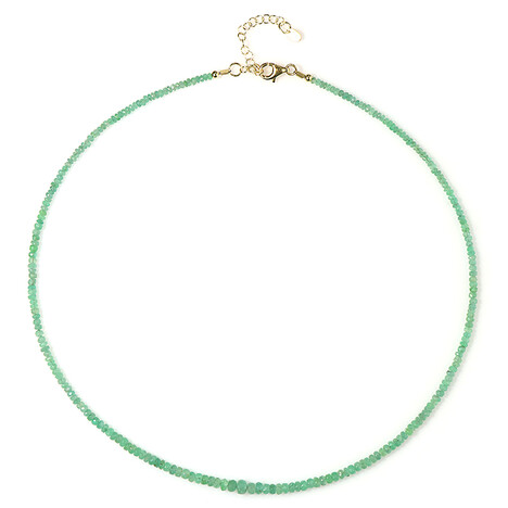 Collar en plata con Esmeralda de Zambia