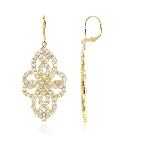 Zircon Silver Earrings