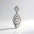 Ciondolo in argento con Zircone