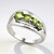 Bague en argent et Vésuvianite