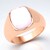 Anello in argento con Quarzo Rosa