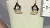 Pendientes en plata con Topacio blanco