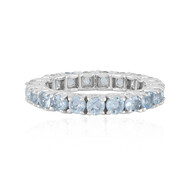 Brasilianischer Aquamarin-Silberring