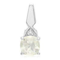 Pendentif en argent et Orthose