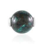 Ciondolo in argento con Crisocolla (MONOSONO COLLECTION)