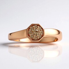 Anello in oro con Diamante Rose de France SI1 di Argyle (Annette)