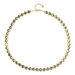 Collana in argento con Ematite Dorata