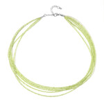 Collana in argento con Peridoto