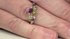 Zilveren ring met een Braziliaanse roze toermalijn (de Melo Essence)