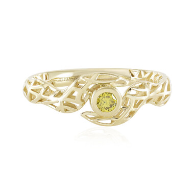 Gelber I2 Brillant-Goldring (Ornaments by de Melo)