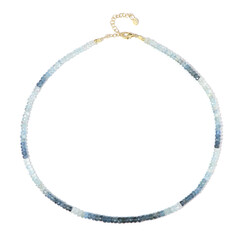 Collana in argento con Acquamarina Santa Maria (Adela Silber)