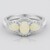 Anello in argento con Opale di Welo