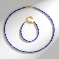 Parure in argento con Tanzanite