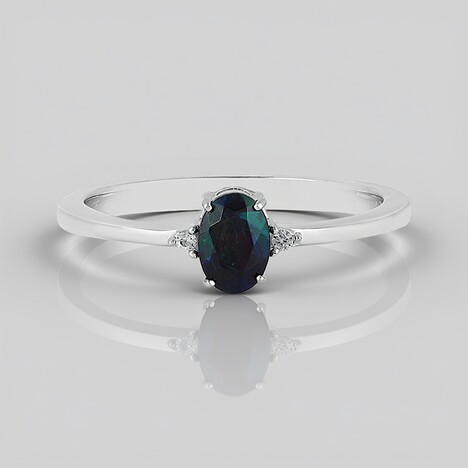 Anello in argento con Opale Mezezo