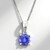 Collana in oro con Tanzanite AAA