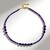 Collana in argento con Ametista Zambiana (Riya)