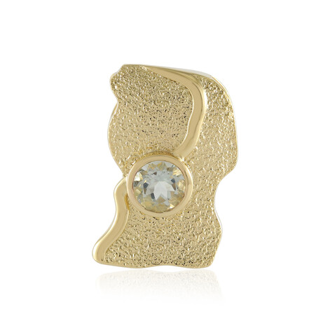 Ciondolo in argento con Ametista Verde (MONOSONO COLLECTION)