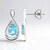 Orecchini in argento con Apatite Blu (Pallanova)
