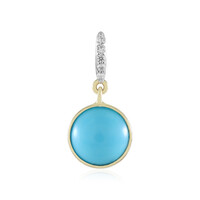 Ciondolo in oro con Turchese Sleeping Beauty