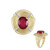 Bague en or et Rubis de Madagascar (Ornaments by de Melo)