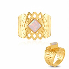 AAA Welo Opal Silver Ring (de Melo Essence)