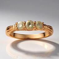 Anello in oro con Diamante Rose de France VS1 di Argyle (Annette)