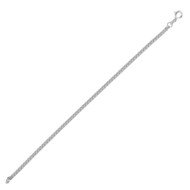 Silber-Panzerkette - 2,4 g - 60 cm