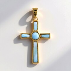 Ciondolo in argento con Larimar