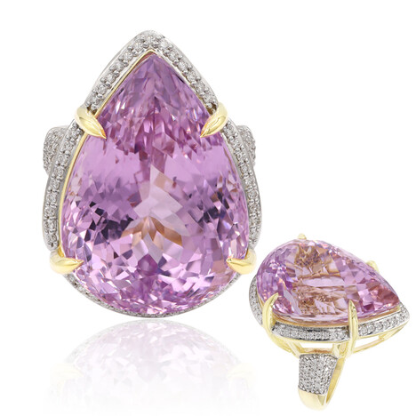 Anello in oro con Kunzite Patroke