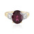 Magenta-Granat-Goldring