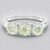 Anello in argento con Prehnite