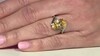 Anillo en plata con Citrino