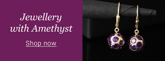Jewellery with Amethyst