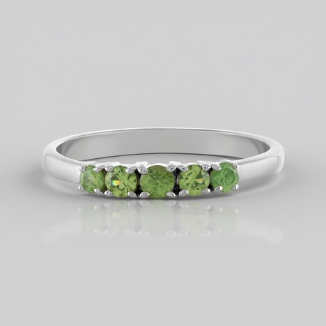 Anello in argento con Demantoide