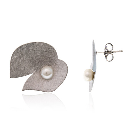 Zilveren oorbellen met zoetwater kweekparels (Joias do Paraíso)