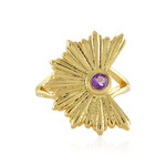 Anello in argento con Ametista Uruguay (SAELOCANA)