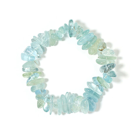 Armband met aquamarijnstenen