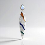 Ciondolo in argento con Labradorite (SAELOCANA)